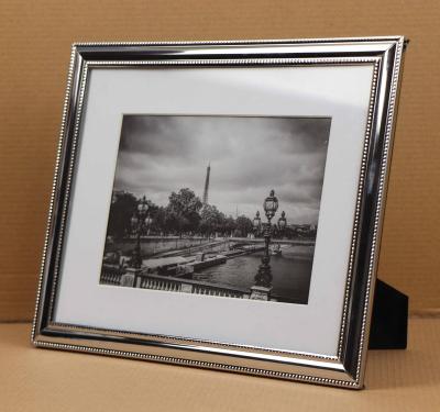 China Stainless Metal Picture Frame, 8 by 10 inch Picture Frame, Shiny Silver Picture Frame for sale