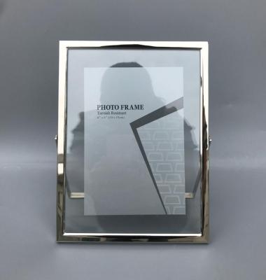 China 2018 German new style metal picture frame, stainless steel picture frame, silver picture frame for table art for sale