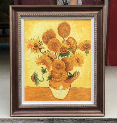 China Reproduction Classic Van Gogh Oil Paintings, Flower Painting Picture Frame, 50x60cm Wall Art for sale