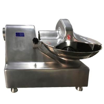 China Hotels Stainless Steel Small Meat Bowl Cutter 5L for Sausage Dumplings Stuffing Vegetables Meat Processing for sale