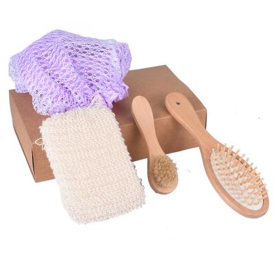 China Good Quality Hair Washing Professional Viable Bathroom Brush Set for sale