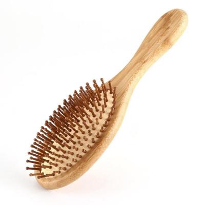 China Wholesale Airbag Massage Kitchen Paddle Paddle Hair Loss Duct Healthy Hair Brush Bamboo Wooden Comb for sale