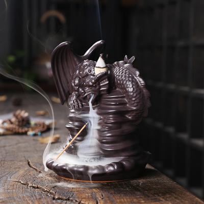 China New Chinese Incense Fashion Backflow Holder Bakhoor Thurible Censer Cone Censer For Widely Use Living Room for sale