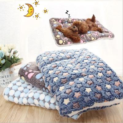 China Protection Mat Dog Cushion Hunde Decke Productos Camas De Para Perros Gato Mascotas Viable Flannel Thickened Puppy Blanket Pet Dog Pets for sale