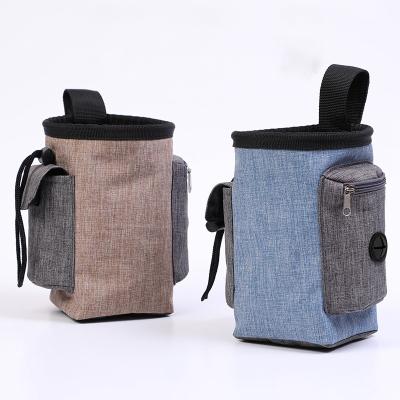 China Factory Direct Sales Custom Viable Logo Outdoor Pet Snack Food Treat Dog Training Pouch Bag for sale