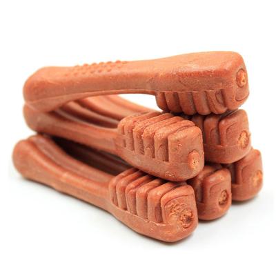 China Factory Direct Sales Shopee China Supplier 5pcs/pack 90g Stocked Beef Flavor Dog Chews Dental Dog Bones for sale