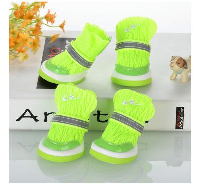 China Factory Direct Sale Customized High Quality Stocked Fashion Design Teddy Dog Anti Slip Boots Waterproof Shoes for sale