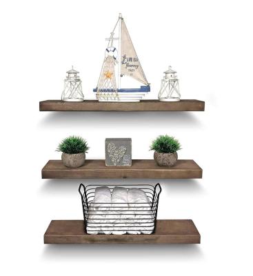 China Wholesale Customized Foldable Floating Metal Wall Shelf Bracket Good Quality Product Wall Hanging Shelf Decor Popular Floating Shelf Bracket for sale