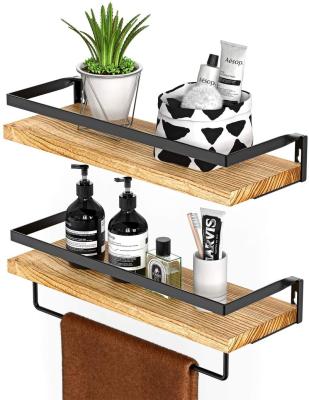 China Promotional Good Quality Popular Product Metal Frame Customzied Product Wall Shelf Sturdy Black Floating Metal Frame for sale