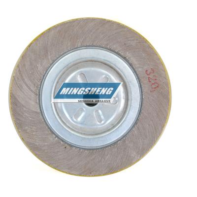 China Paper Tool Metal Process Stainless Steel Jewelry Aluminum Oxide Fin Sanding Abrasive Wheel for sale