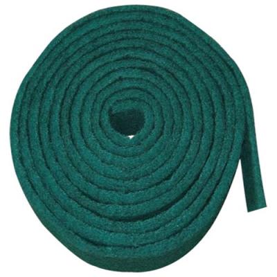 China Green 8698 Stainless Steel Cleaning Abrasive Nylon Nonwoven Wheel / Scouring Pad RollIndustrial Scrub Pad Sheets Raw Material Aluminum Oxide for sale