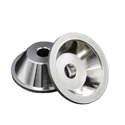 China Abrasive Coated Diamond Grinding / BCN Grinding Cut Cup Diamond Grinding Wheel Diamond Coated Concav Grit 320 Wheel 4-Inch 100mm for sale