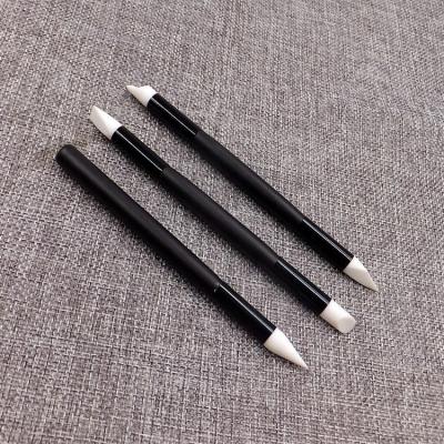 China Nail Art Brush Set 3PCS Nail Art Tools Black White Silicone Nail Art Label Factory Wholesale Custom Private for sale