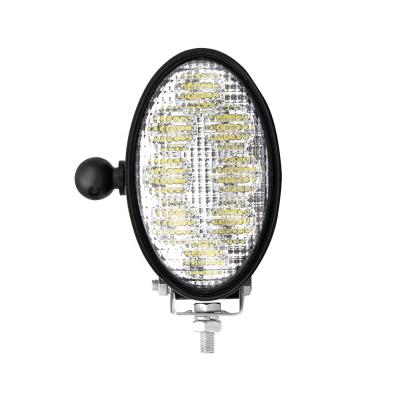 China 40Watt LED Oval Light For New Holland Tractor 84273088, 84254557 w/Swivel Mount 7.5