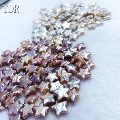 China popular freshwater pearl 12-14 mm star shape freshwater baroque pearl made for necklace and earring for sale