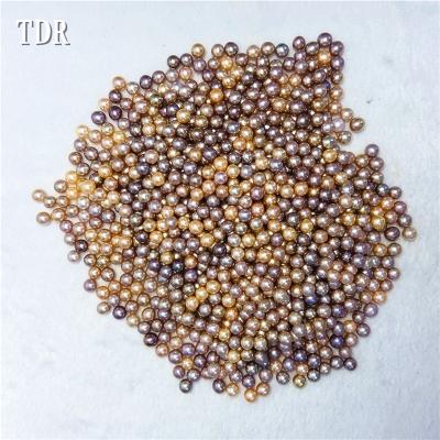 China Freshwater Pearl 6.5-7.5mm Color Round Shape Natural Loose Wholesale Freshwater Pearls for sale