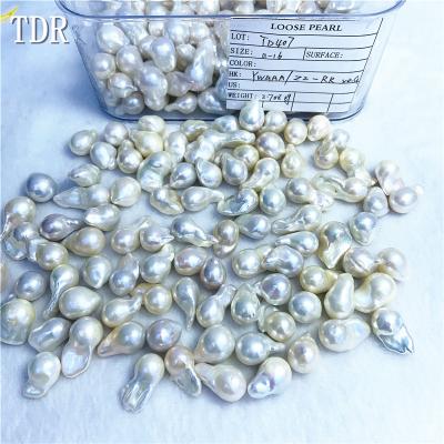 China Small Size Freshwater Pearl Freshwater Pearls 11-16 Mm Natural Baroque Pearl Loose for sale