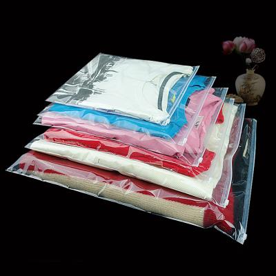 China BIODEGRADABLE poly bag printing custom frosted apparel plastic packaging bags ziplock for garment for sale