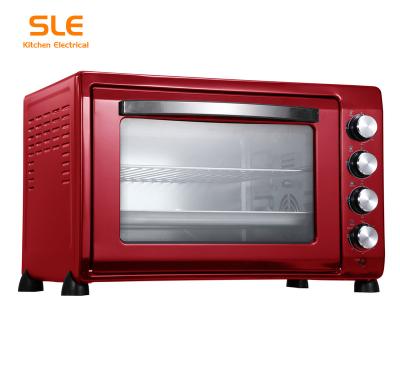 China Conventional Snack Factory Top And Bottom Heat 42L Kitchen Appliances Electric Rotary Oven for sale