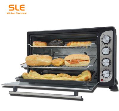 China Hotel Glass Oven Kitchen Cooker 2000W 42L Electric Microwave Bread Baking Oven Home for sale