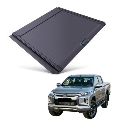 China Tailbox Car Parts Roll Cover Up Pick Up Truck Aluminum Alloy Tonneau Cover For Mitsubishi Triton 2015+ for sale