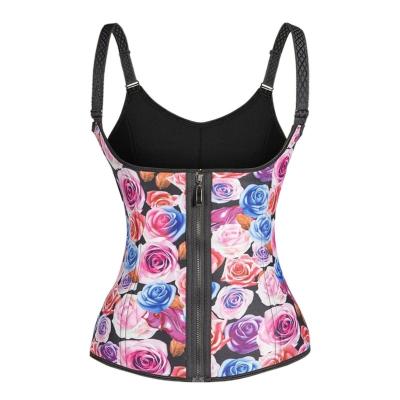 China Hot Women's Breathable Body Shapers Girls Slimming Latex Neoprene Vest Waist Trainer Thermo And Shape Wear Plus Size for sale