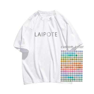 China Custom high quality 200gsm cotton men's oversized 100% anti-pilling t-shirt t-shirt for sale