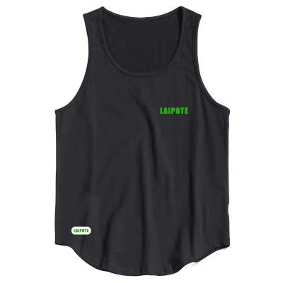 China Wholesale Breathable Mens Bodybuilding Breathable I-Shape Gym Fitness Logo Custom Tank Top for sale