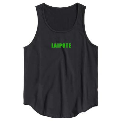 China Hot Selling Breathable Plus Size Customize Sports Fitness Gym Round Brim Tank Top for sale