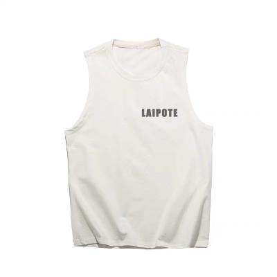 China Wholesale Breathable Logo Summer Printing Fitness Running Logo Sport Custom Sleeveless Tank Top for sale