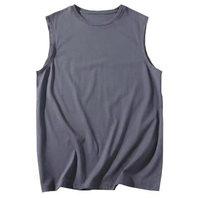 China Wholesale Custom Men's Gym Training Muscle Sports Fitness Vest Breathable Tank Tops for sale