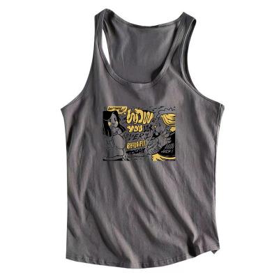 China Breathable Stringer Bodybuilding Workout Gym Y Back Singlet Tank Top Men for sale