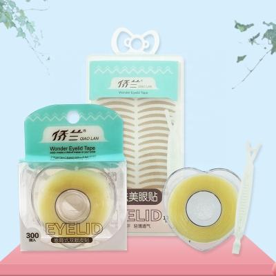 China Waterproof Adhesive Double Sided Eyelid Tape No Need Double Glue Invisible Mesh Eyelid Tape for sale