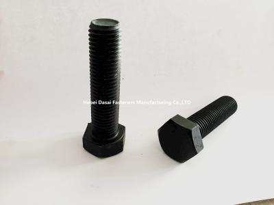 China Railway Steel Hex Bolt Din 933 934 Grade 8.8 10.9 Full Thread Black Oxide for sale