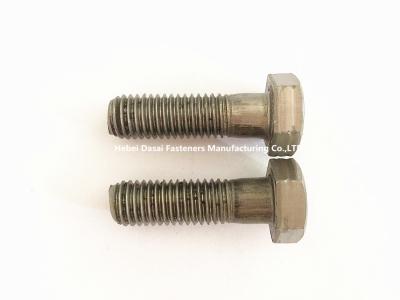 China Grade 6.8 8.8 Steel Hex Bolt Din 931 934 Half Thread Plain Color M10*40 Mm Size for sale