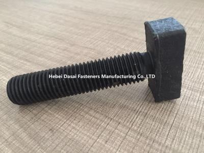 China High Strength Steel Hex Bolt / Hexagon Head Bolt Grade 8.8 Full Thread Black Oxide for sale