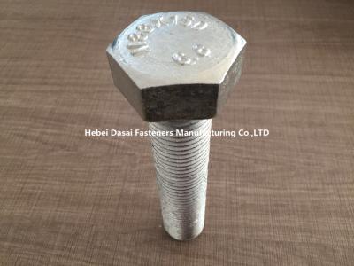 China Customized Length High Tensile Steel Bolts For Steel Roof Constructions for sale