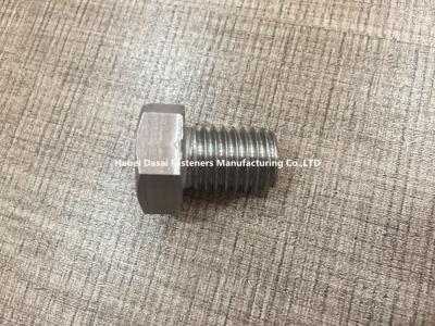 China Din 933 Stainless Steel Hex Bolt A2-70 Grade M6 Size Full Thread White Color for sale