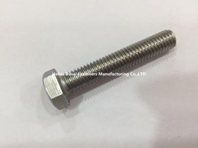 China DIN 933 A2-70 Stainless Steel Metric Bolts Non Magnetic Custom Specification for sale