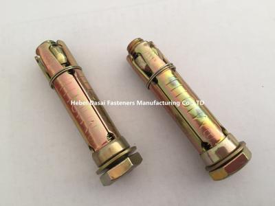 China Grade 4.8 Wedge Anchor Bolt High Performance M6 - M20 Size With Multi Color for sale