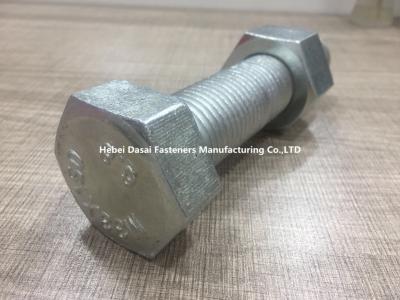 China Power Plant Galvanized Hex Bolts , Stainless Steel Metric Carriage Bolts for sale