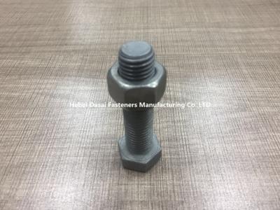 China Din 933 Galvanized Bolts And Nuts M12 Size Hot Galvanizing Surface Treatment for sale