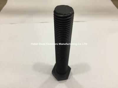 China High Strength Metric Hex Bolts Full Thread Black Oxide Surface Treatment for sale