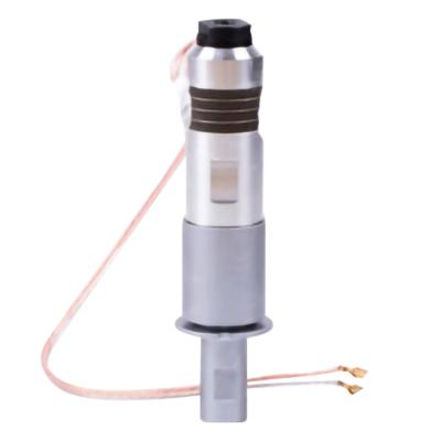 China Ultrasonic Welding 20khz Ultrasonic Welding Transducer With Booster For Plastic Welders for sale