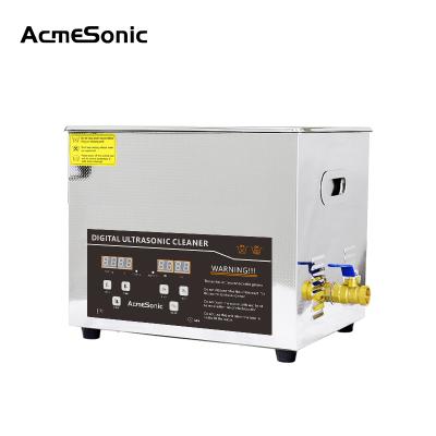 China AcmeSonic factory heated ultrasonic cleaner commercial grade 6 liter 180 watt 40khz for Diamond Hot Water Cleaning for sale