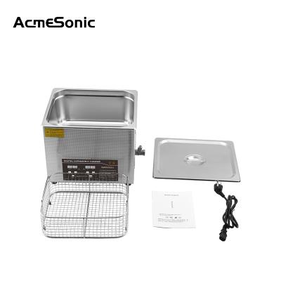 China ACMESONIC Factory Customized 10L Ultrasonic Jewelry Cleaner Cleaner for sale