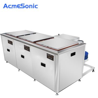 China Auto-Maintenance 3 Tanks Electronic Components Ultrasonic Cleaner For Gears Tools Refined Oil And Rust With Drying Rinse 45L Te koop