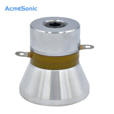 China Long Life Low Cost For Piezo Ultrasonic Transducer To Clean Ultrasonic Cleaning 28Khz High Intensity Immersive Generator Welding Transducer For Nonwoven Face Welding for sale