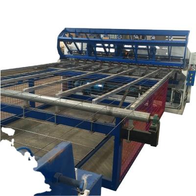 China PLC Control System Wire Welded Mesh Machine With Automatic Dump Mesh Roll for sale