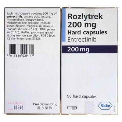 China 90 Capsules Entrectinib Rozlytrek 200mg Drugs To Treat Lung Cancer for sale